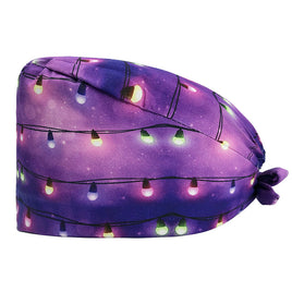 Holiday Bright Lights Scrub Hat